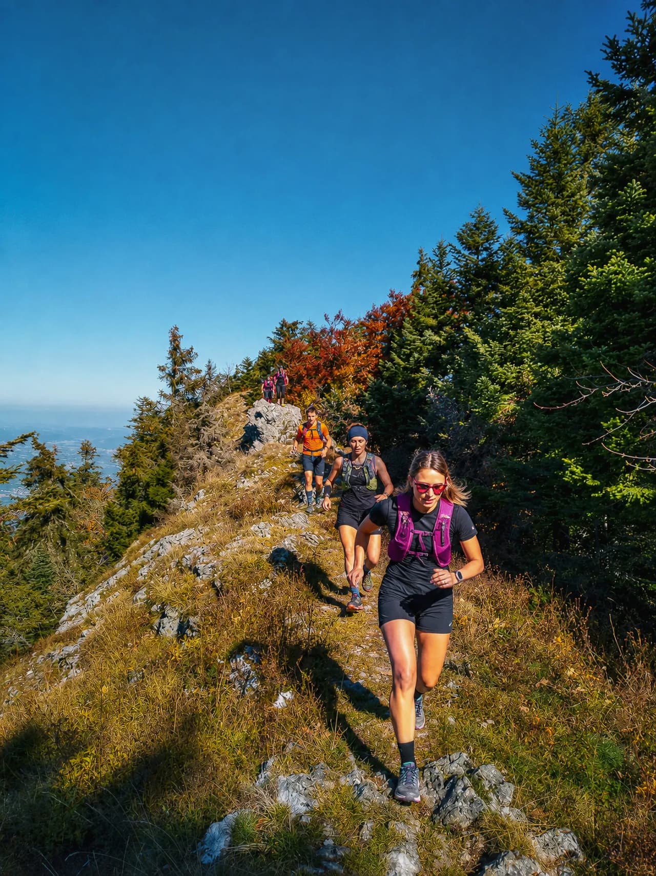 My first trail-running course in the Chartreuse from Grenoble