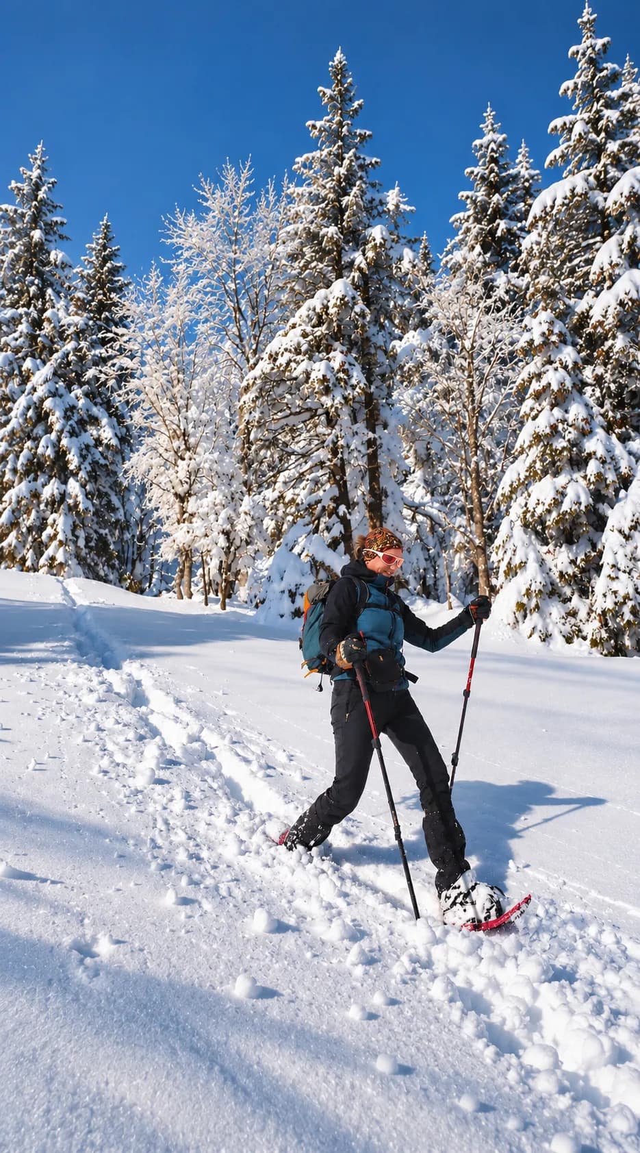 Snowshoeing with cosy hostel nights in the Vercors