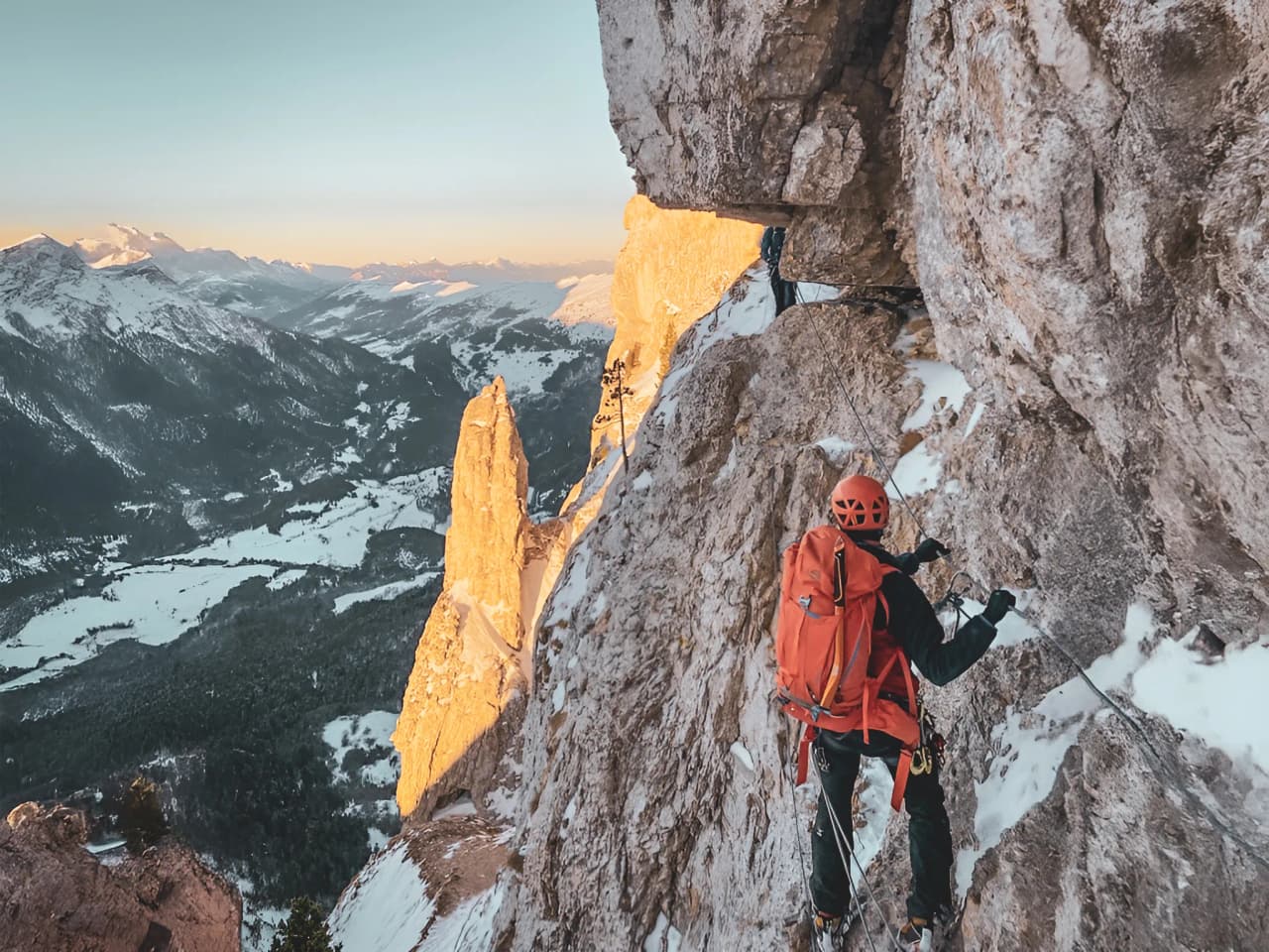 Climb Mont Aiguille, facing a breathtaking panorama of the snow-covered Alps.