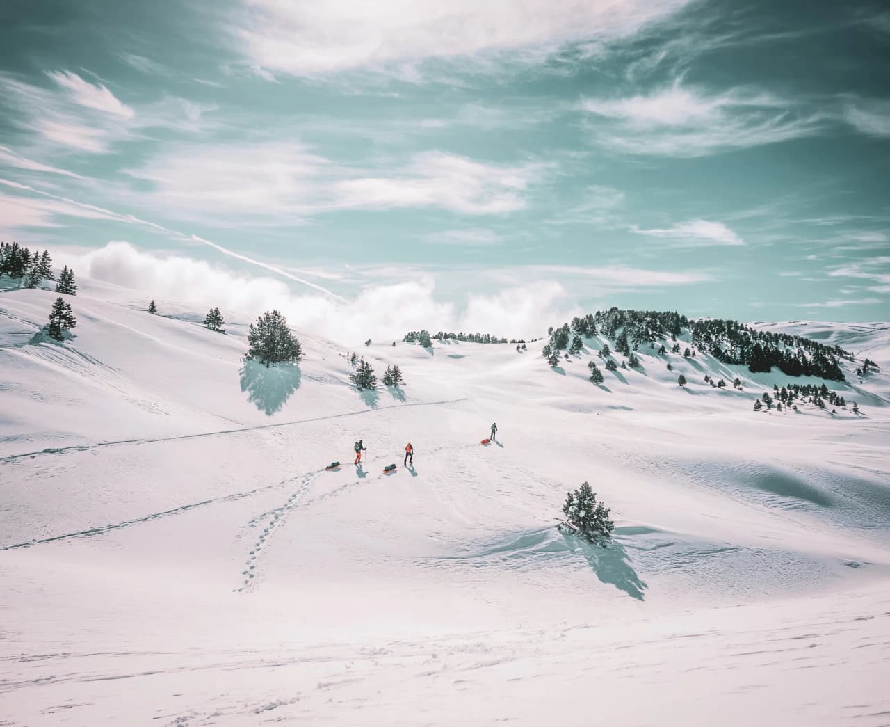 Aventure inoubliable en raquettes dans la neige immaculée des vastes paysages du Vercors.