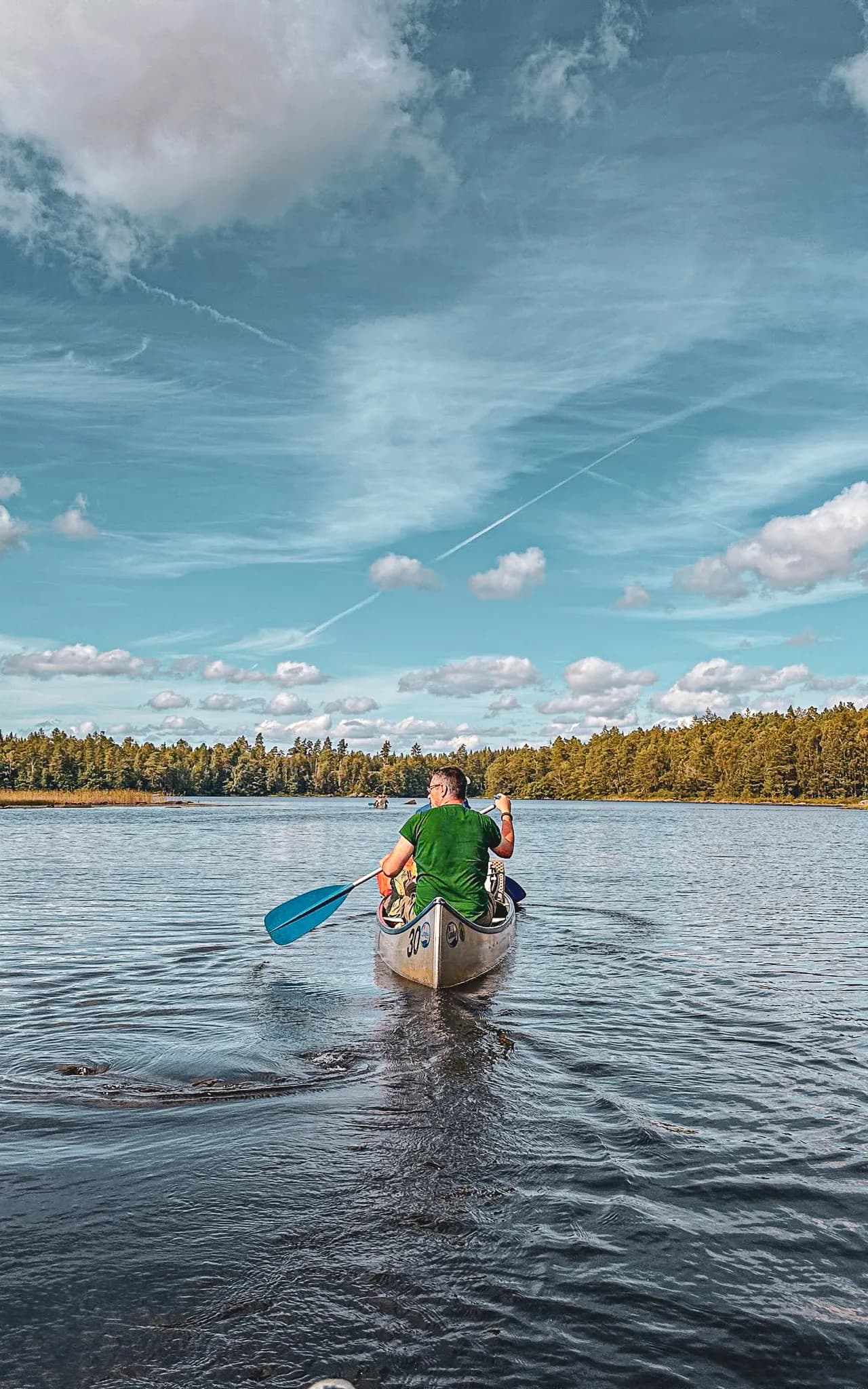 Canoeing, dog trekking, and the midnight sun in Swedish Lapland