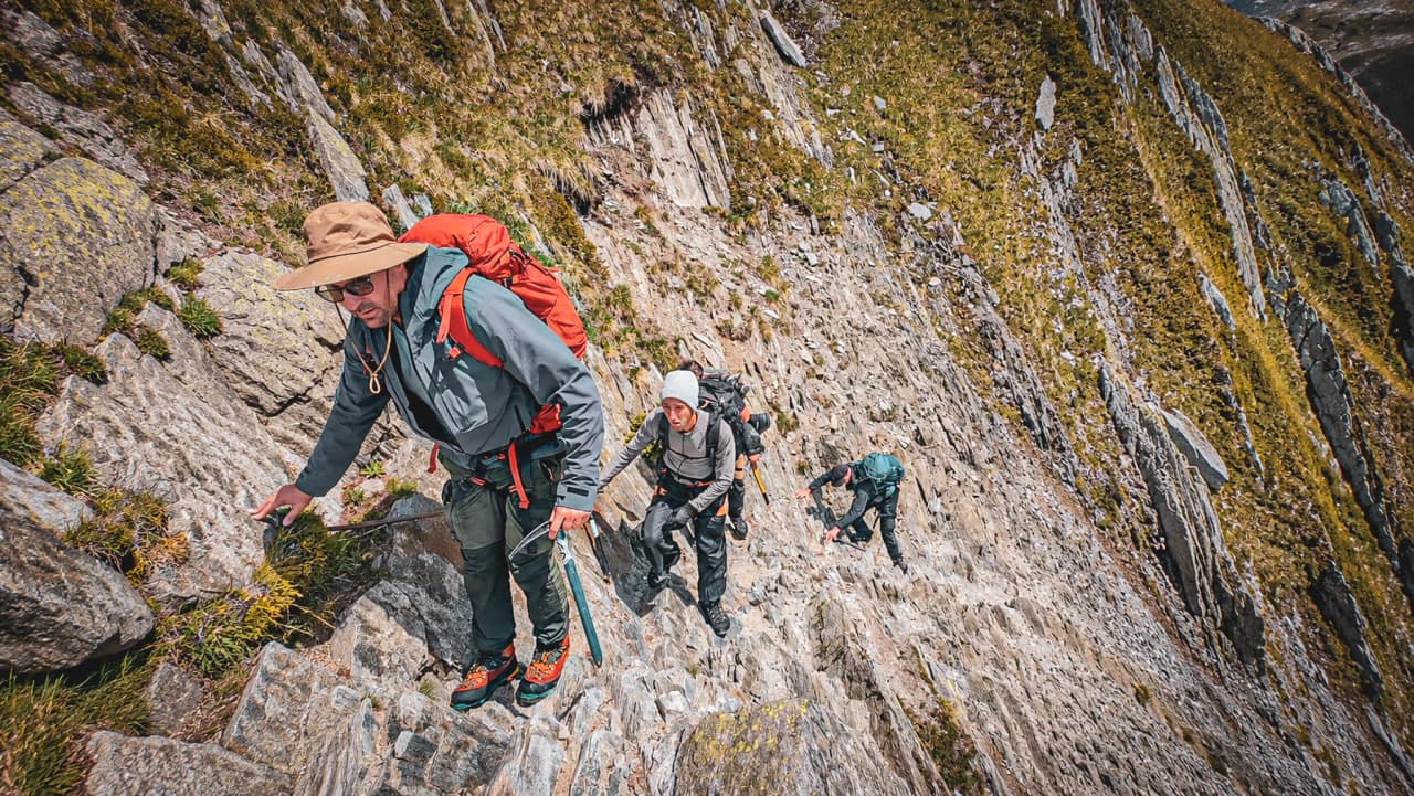 Climb the rocks of Mont Blanc with a group of adventurers, led by an expert.