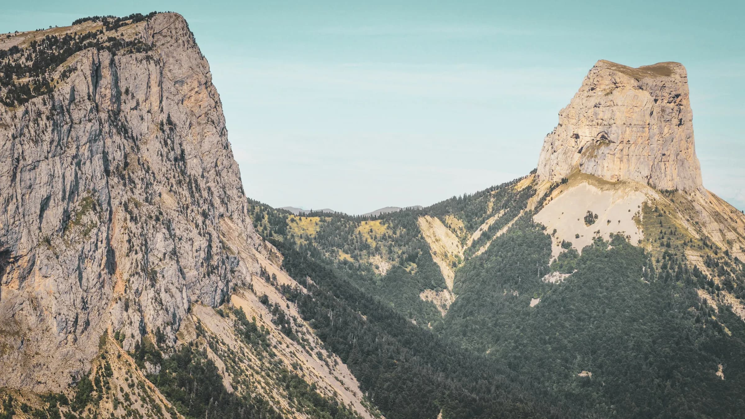 Mountain scenery in the Vercors