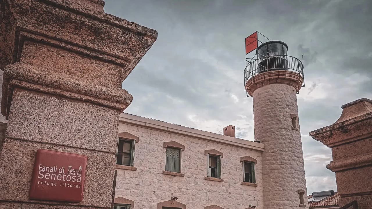 The picturesque Senetosa lighthouse, just a stone's throw from the wild coves of southern Corsica.