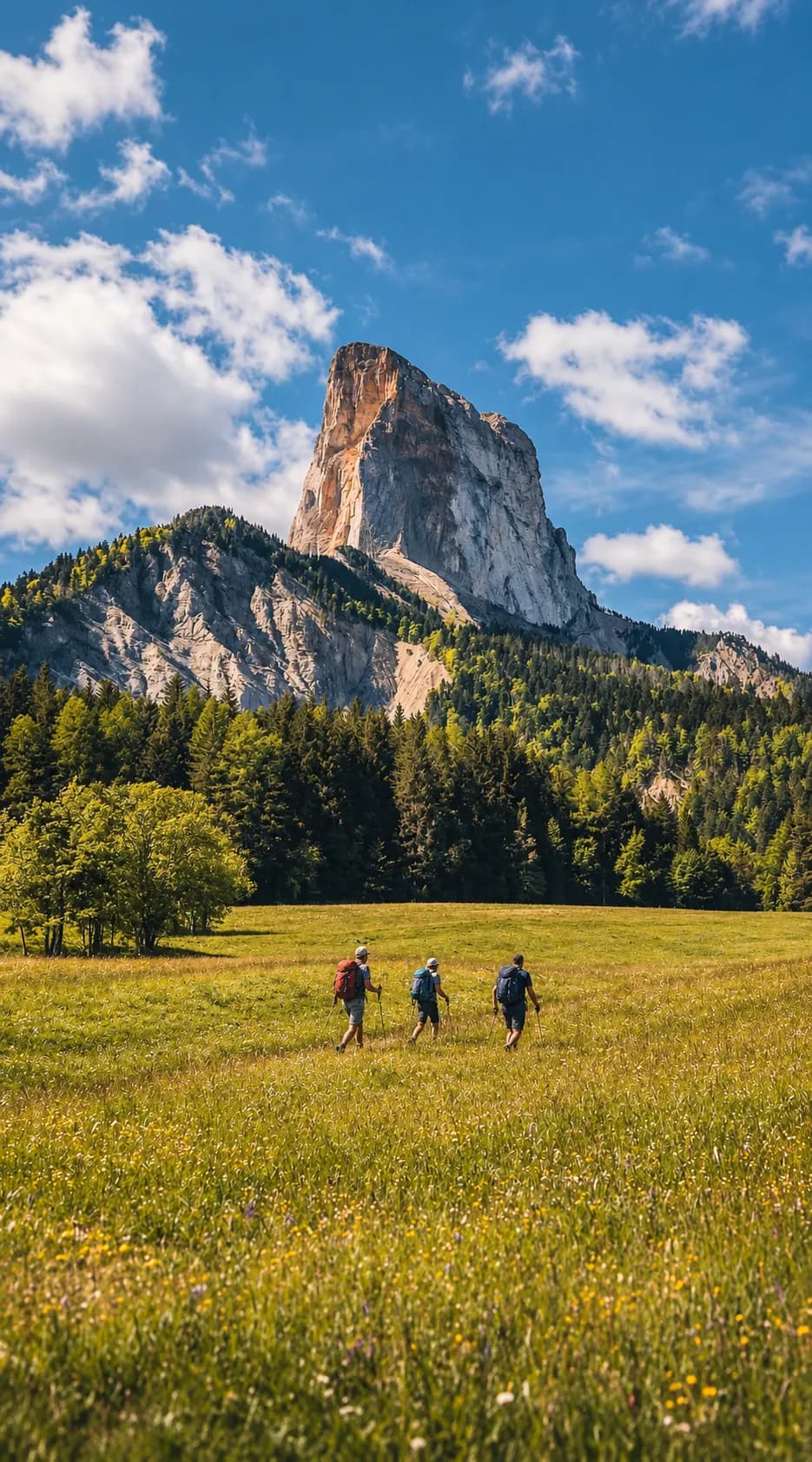 Trek and bivouac on the Hauts Plateaux of the Vercors