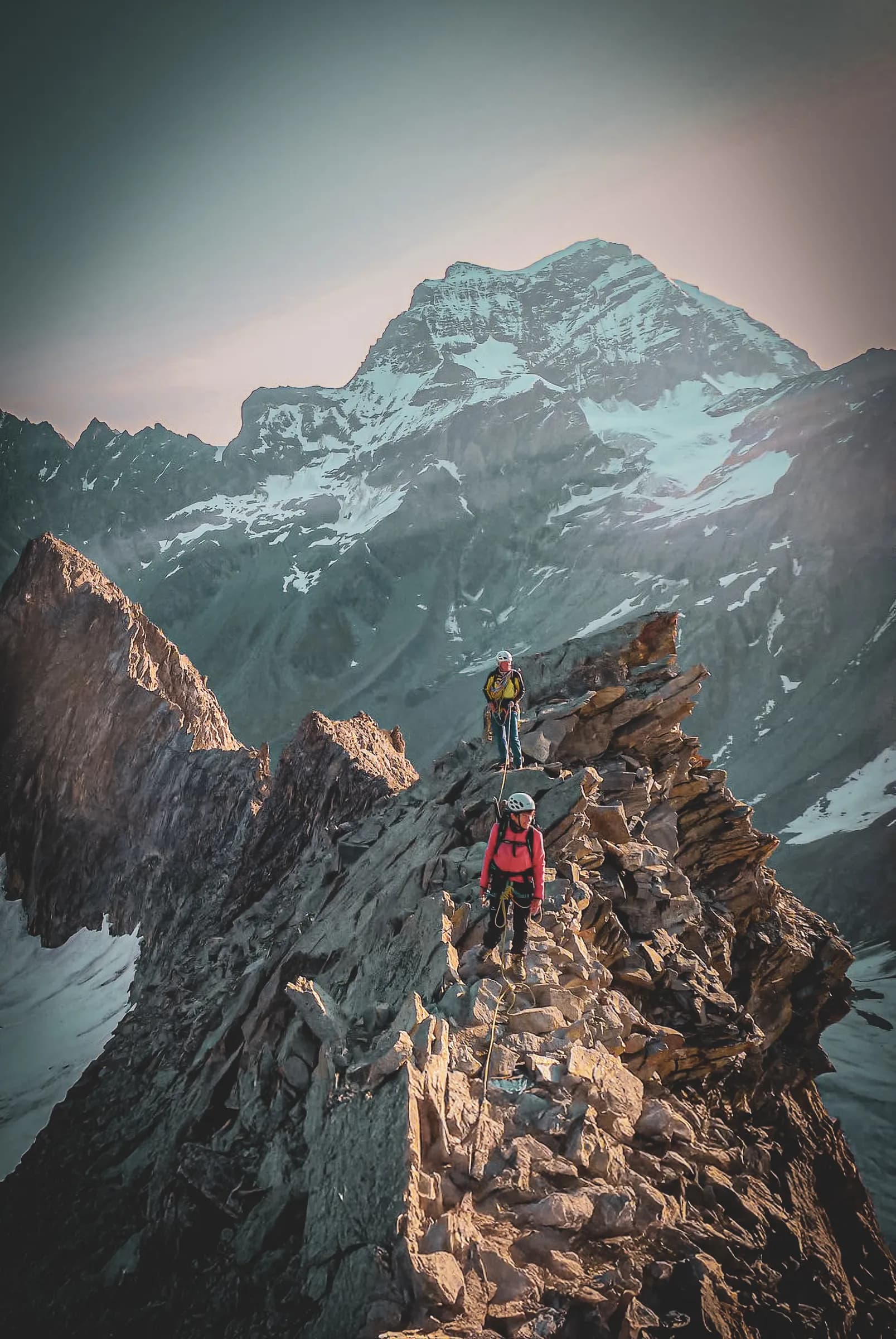 Initiation à l'alpinisme rocheux à Chamonix