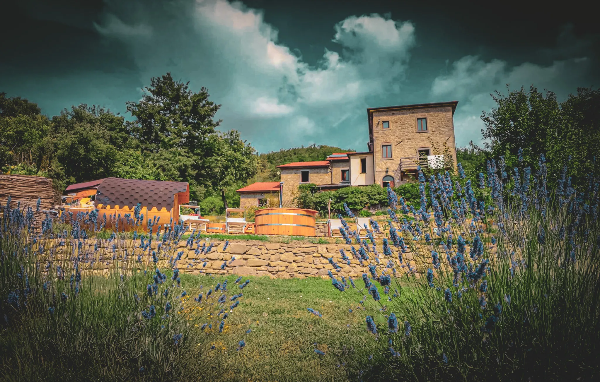 Un refugio de Toscane en Italie près du village de Poppi