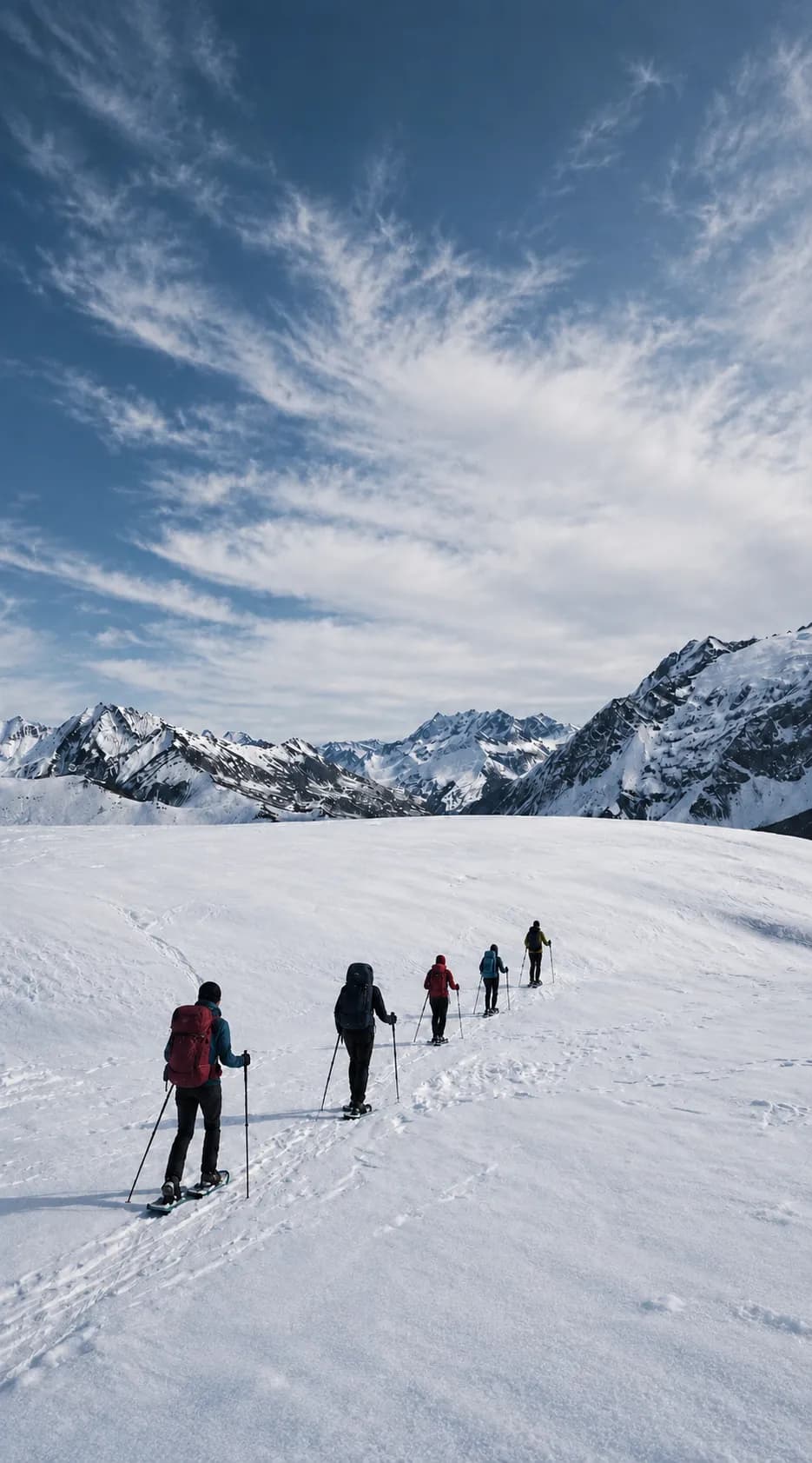 Vrouwenreis met sneeuwschoenen en wellness in de Écrins