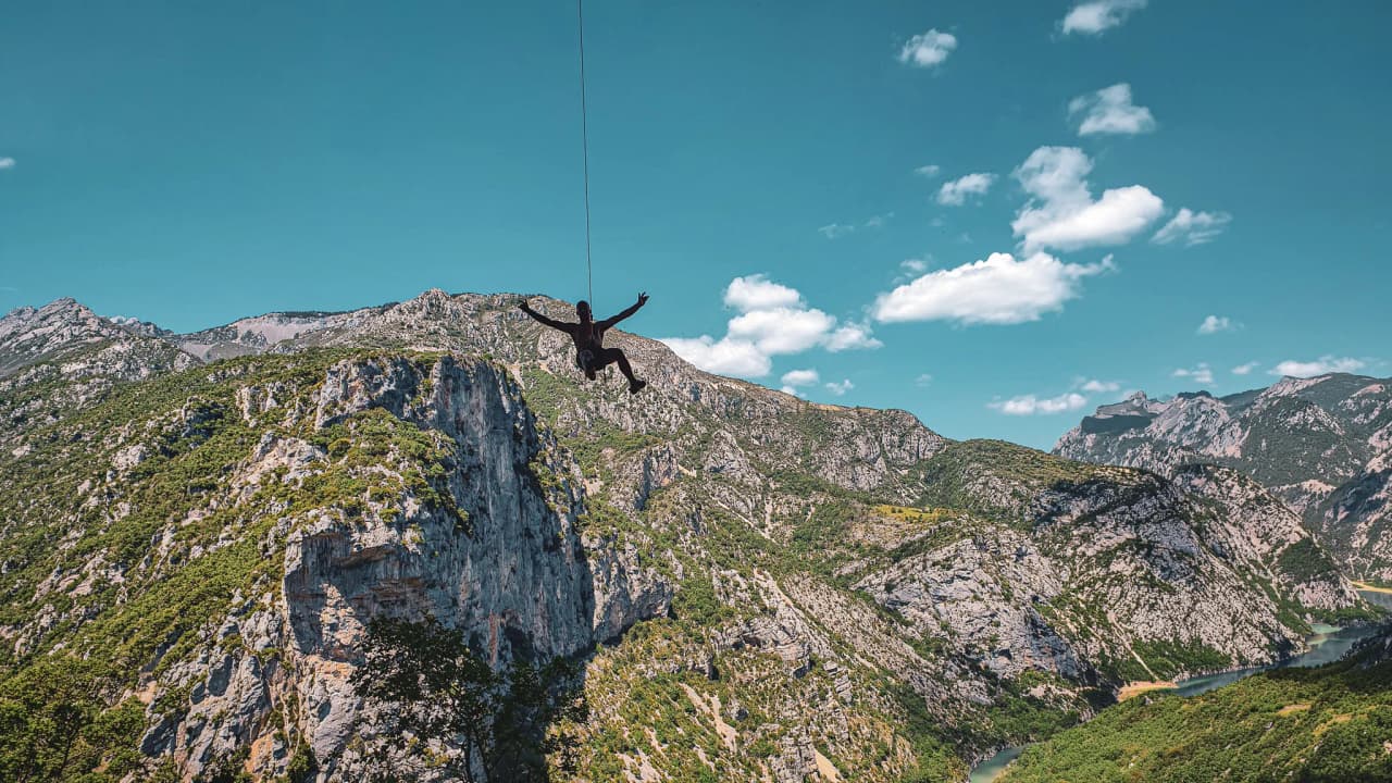 Spectacular climbing in the Gorges du Verdon, against breathtaking scenery.