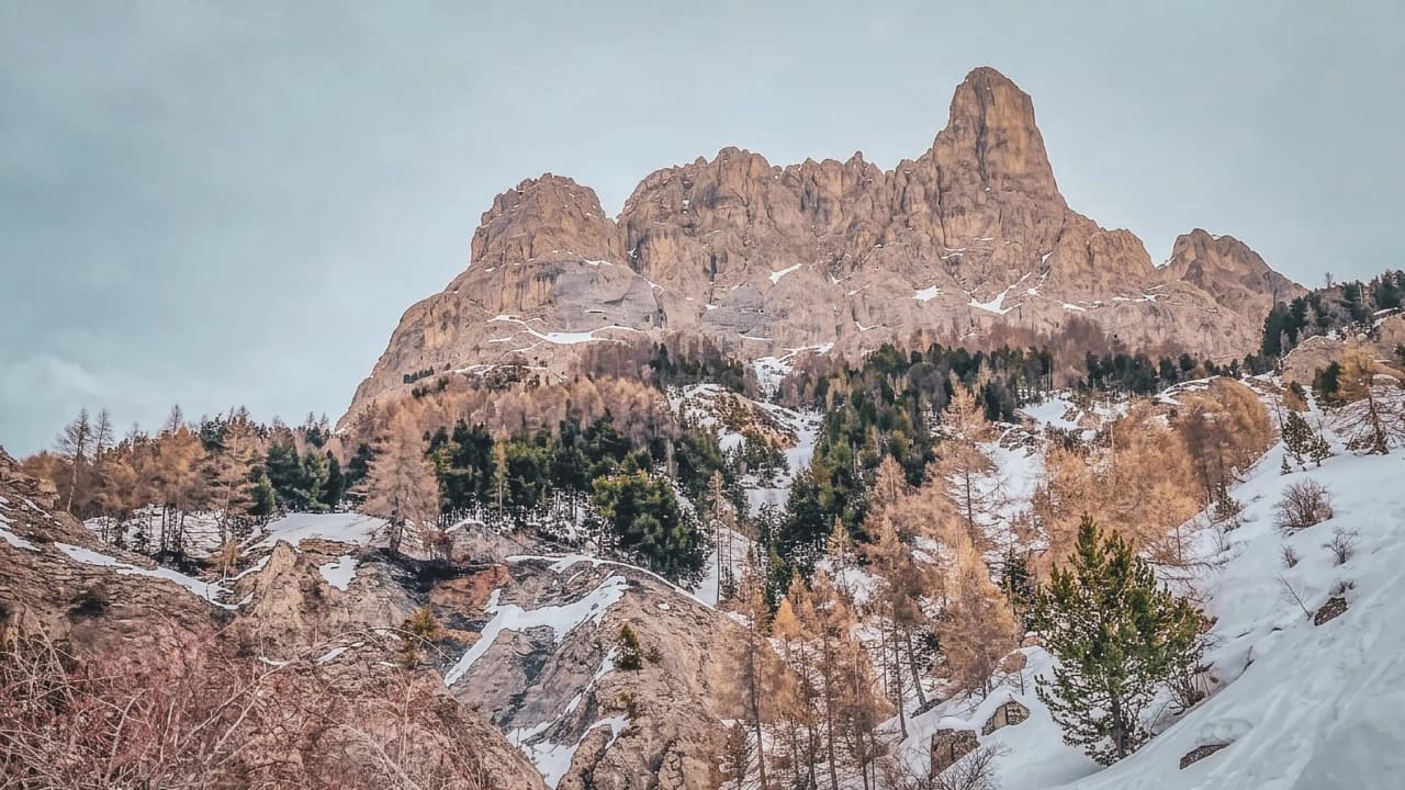The majestic mountains of the Hautes-Alpes, adorned with snow and forests, are an invitation to adventure.