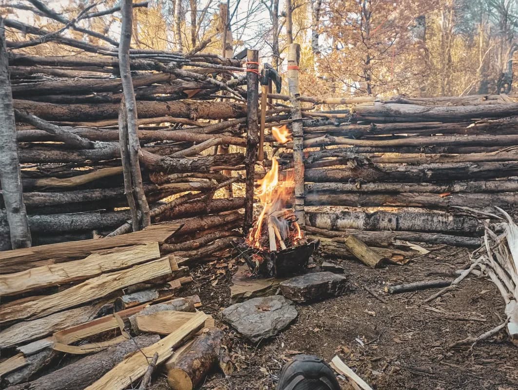 Campfire in the Vercors