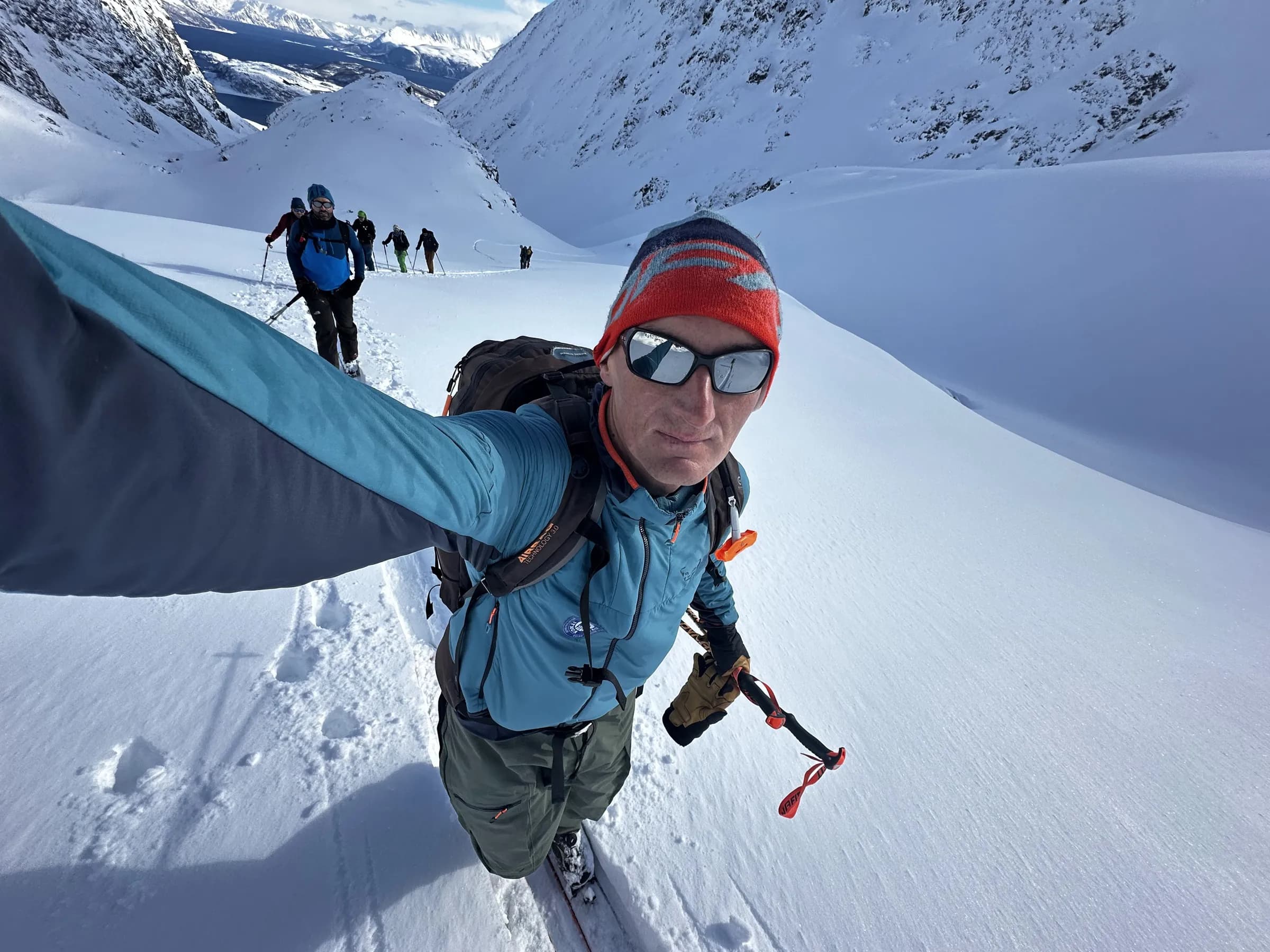 Ski touring and sailing in the Lyngen Alps