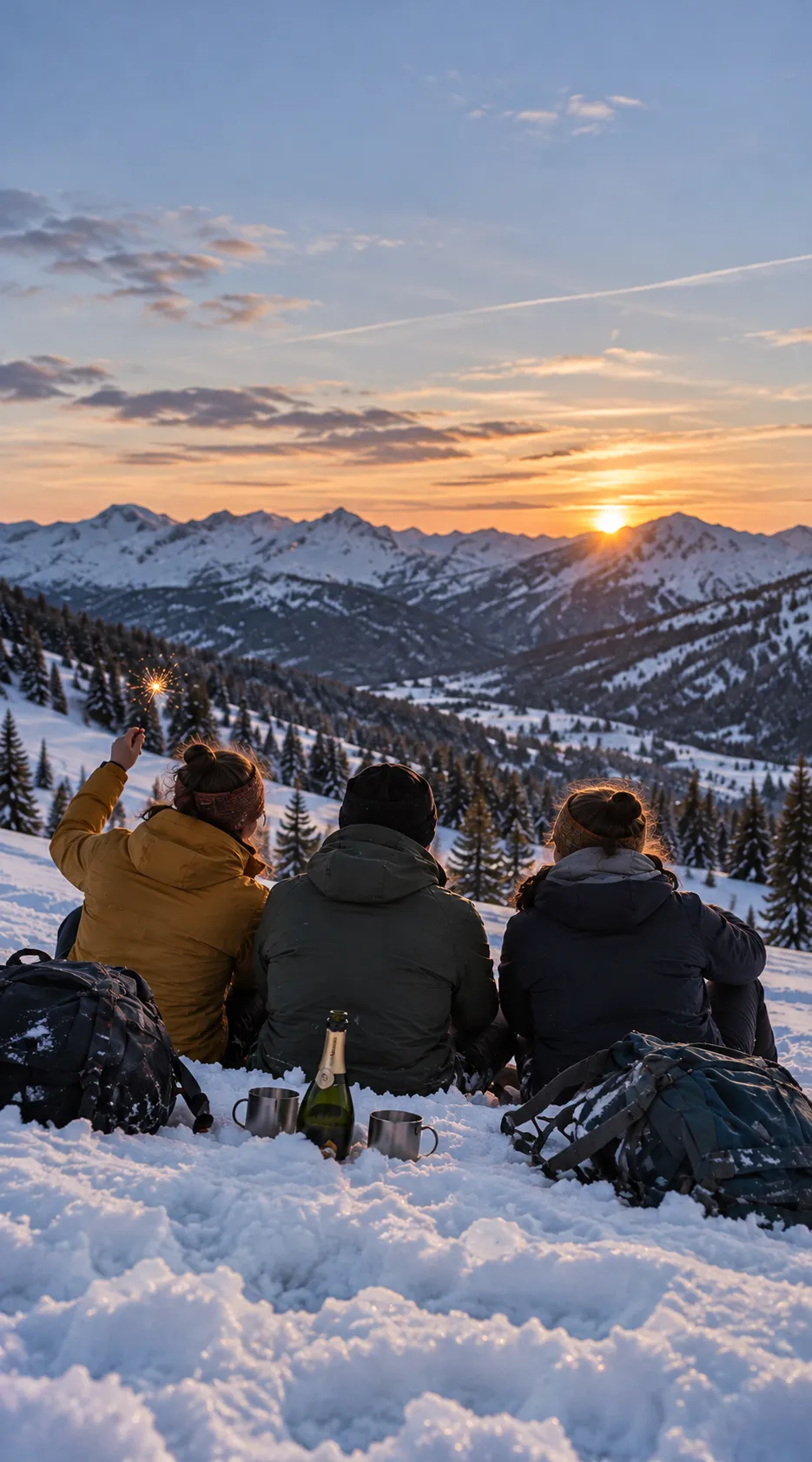 New Year: snowshoeing with cosy hostel nights in the Vercors